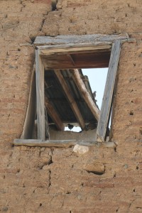 vindu the window of a building in the town Astromeritis (Cyprus)