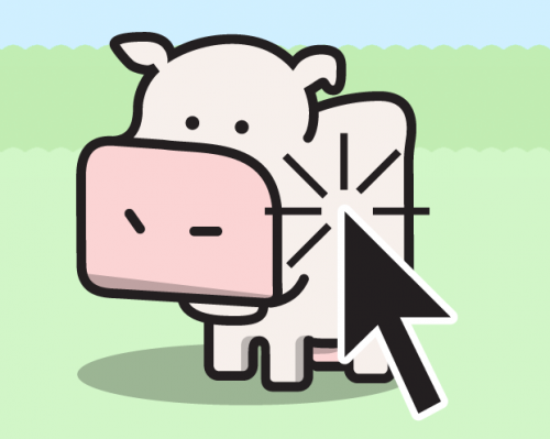 Cow Clicker - gamification parody